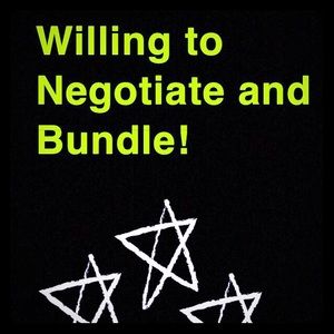 Willing to Negotiate and Bundle on Anything!!!!!